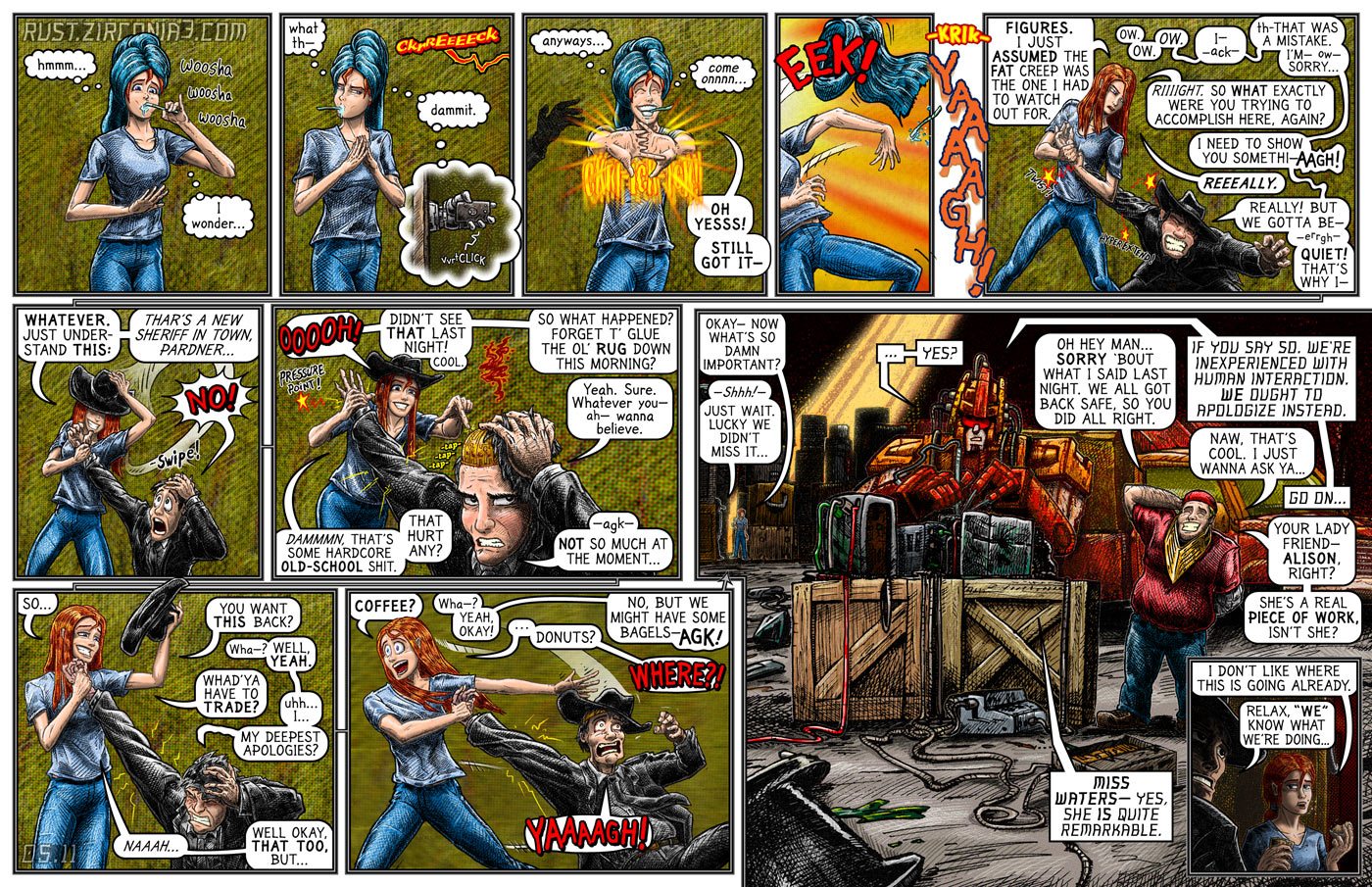 "no, not glue... ...magnets."